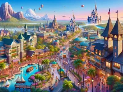 Disney Resorts in the United States as a magical Graphic